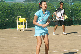 愛甲霞プロテニスプレーヤー
