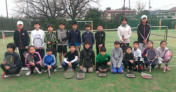 善福寺公園TS vs レックインドアテニススクール上石神井ジュニアフレンドリーマッチ