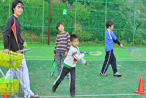 恒例のテニス体験教室
